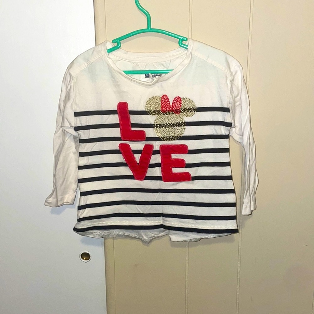 Toddler Minnie Mouse long sleeve top